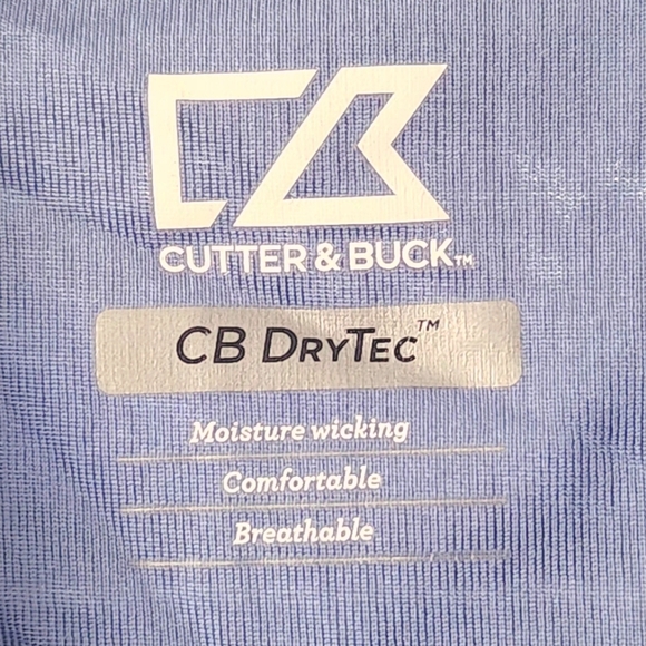 Men's polo blue striped t-shirt XL PERFECT CONDITION - Picture 2 of 3